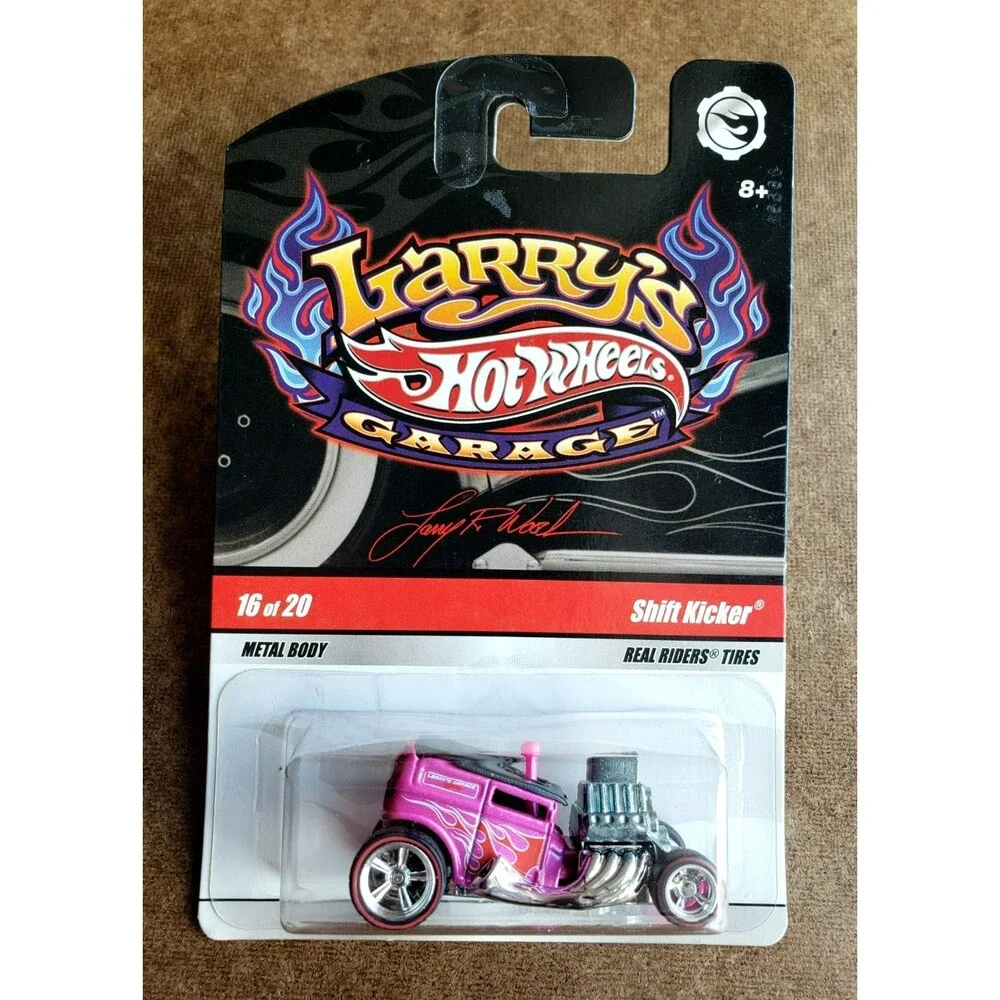 2009 Hot Wheels SHIFT KICKER Metallic Pink LARRY'S GARAGE #16/20 1:64 REDLINE RR